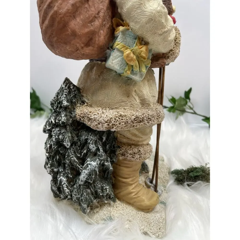 Vintage Old World Santa Resin Figure 11.5” Tall x 6” Wide
